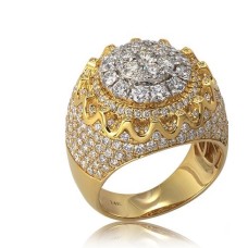 14K Gold | 4.65 CT | Diamond Dome Rings