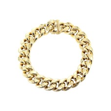 10K Gold | Hollow Miami Cuban Bracelet