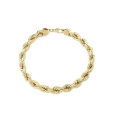 10K Gold | Solid Rope Bracelet