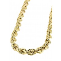10K Gold | Hollow Rope Chain