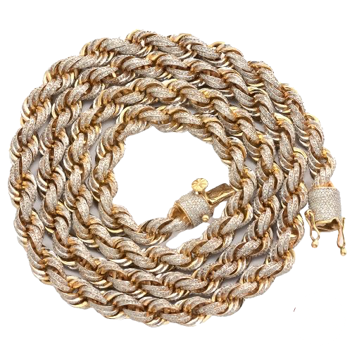 9.50 CT | Diamond Rope Chain 