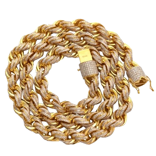 24 CT | Diamond Rope Chain 