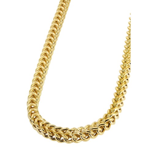 14K Gold | Hollow Franco Chain