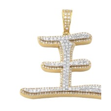 10K Gold | 1.60 CT | Diamond 3-D Chinese Character