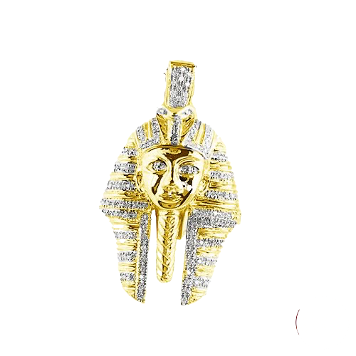 10K Gold | 0.35 CT | Pharaoh Pendant 