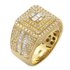 14K Gold | 2.50 CT | Diamond Baguette Ring