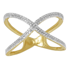 14K Gold |0.25 CT |  Diamond Designer Ring 