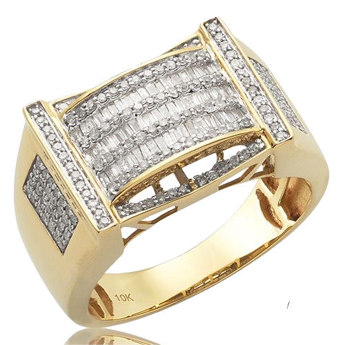10K Gold | 0.60 CT | Baguette Diamond Ring 